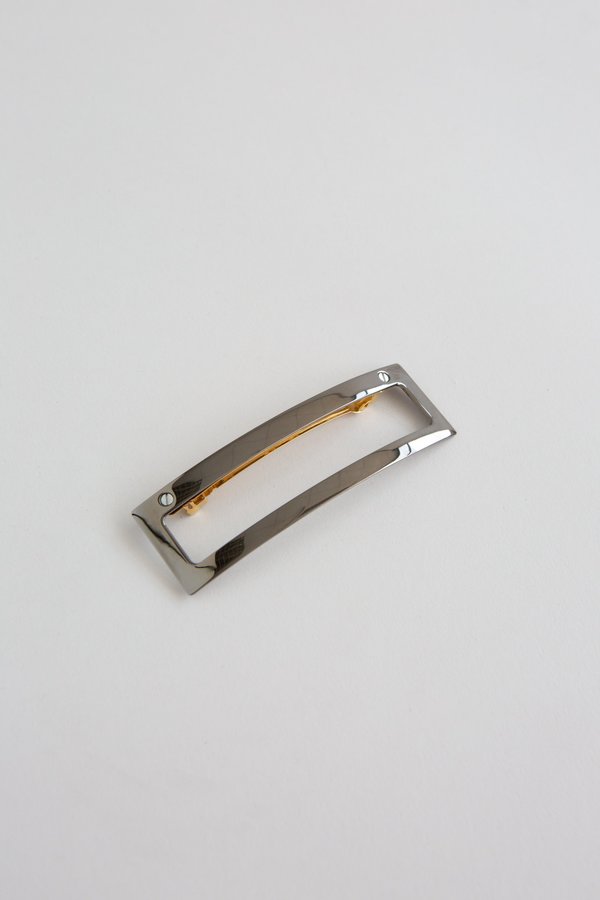 WOLF & GYPSY VINTAGE Sylvain Le Hen Small Barrette - Silver WOLF & GYPSY VINTAGE Sylvain Le Hen Small Barrette - Silver