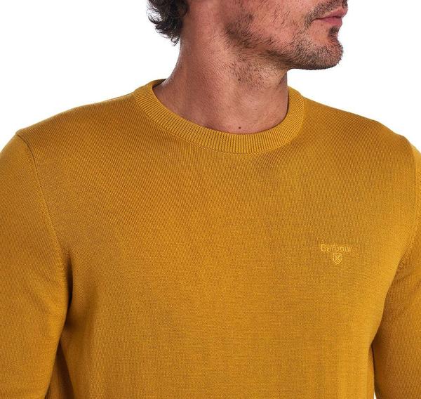 Barbour Pima Cotton Crew Neck Sweater Golden Garmentory