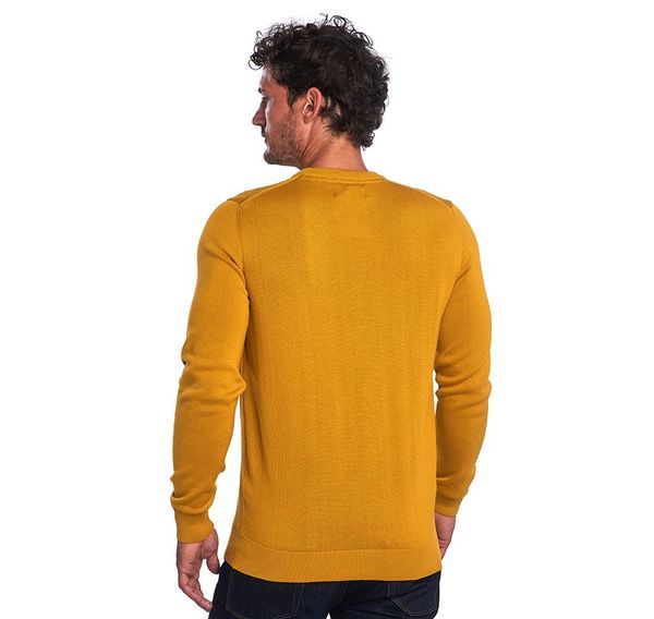 barbour pima cotton crew neck sweater