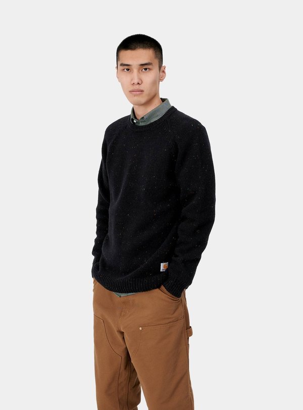 carhartt anglistic sweater black