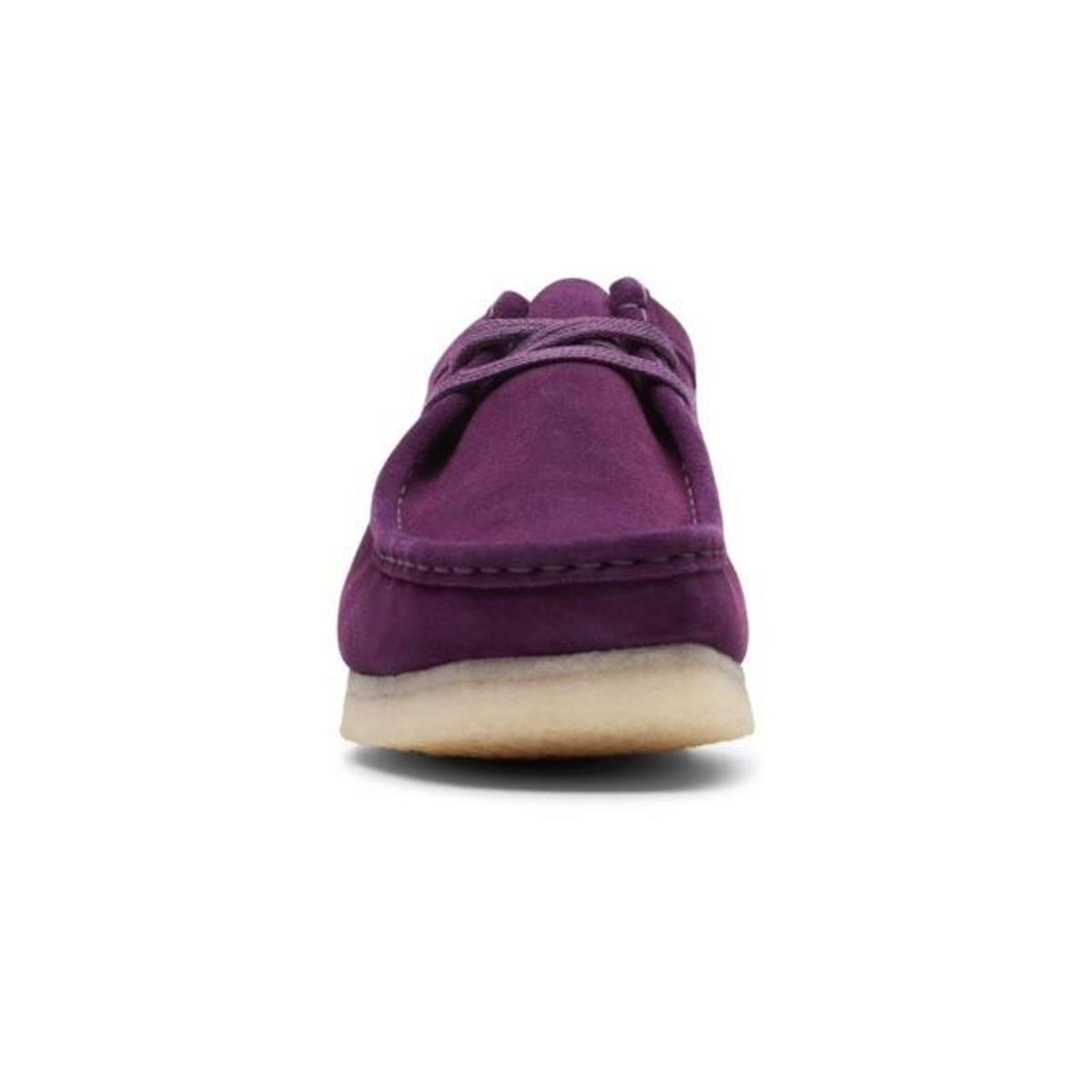 Clarks Wallabee Mens Originals Shoes - Deep Purple - Image 2 of 5