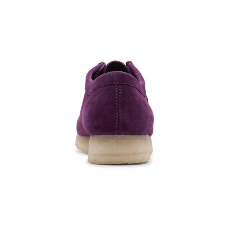 Clarks Wallabee Mens Originals Shoes - Deep Purple