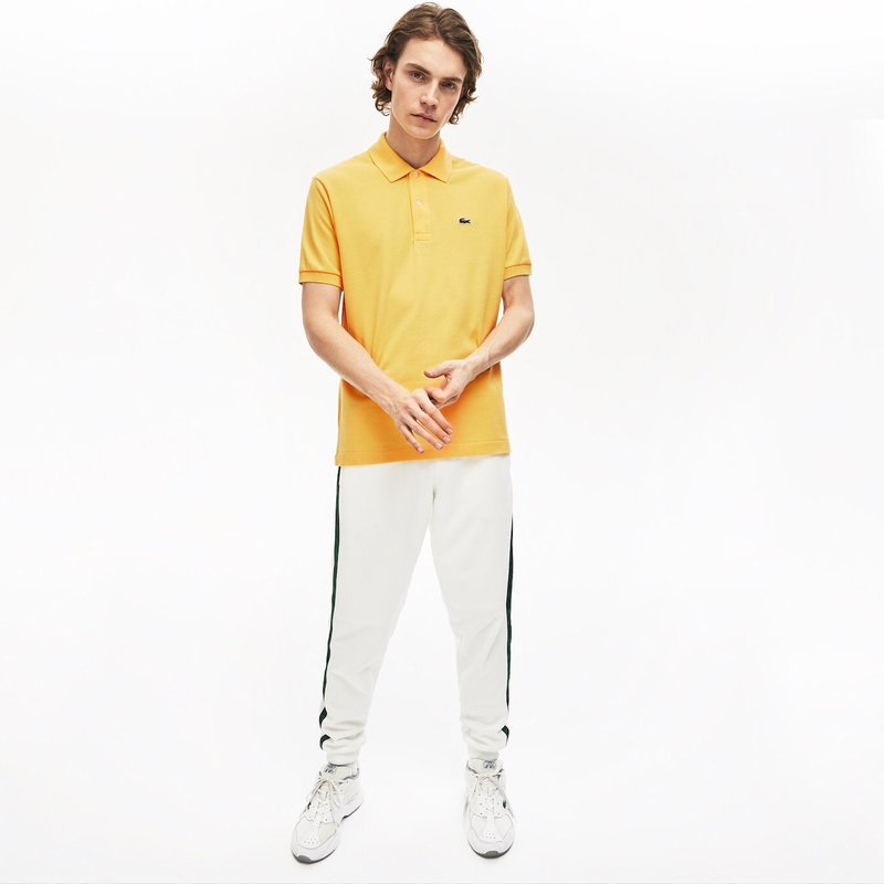LACOSTE Classic Fit Polo Shirt - Yellow | Garmentory