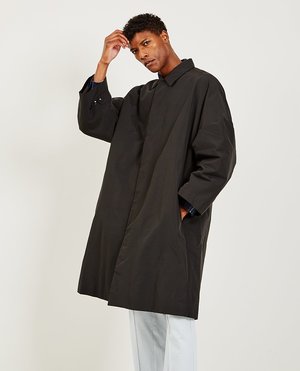 mens padded mac coat