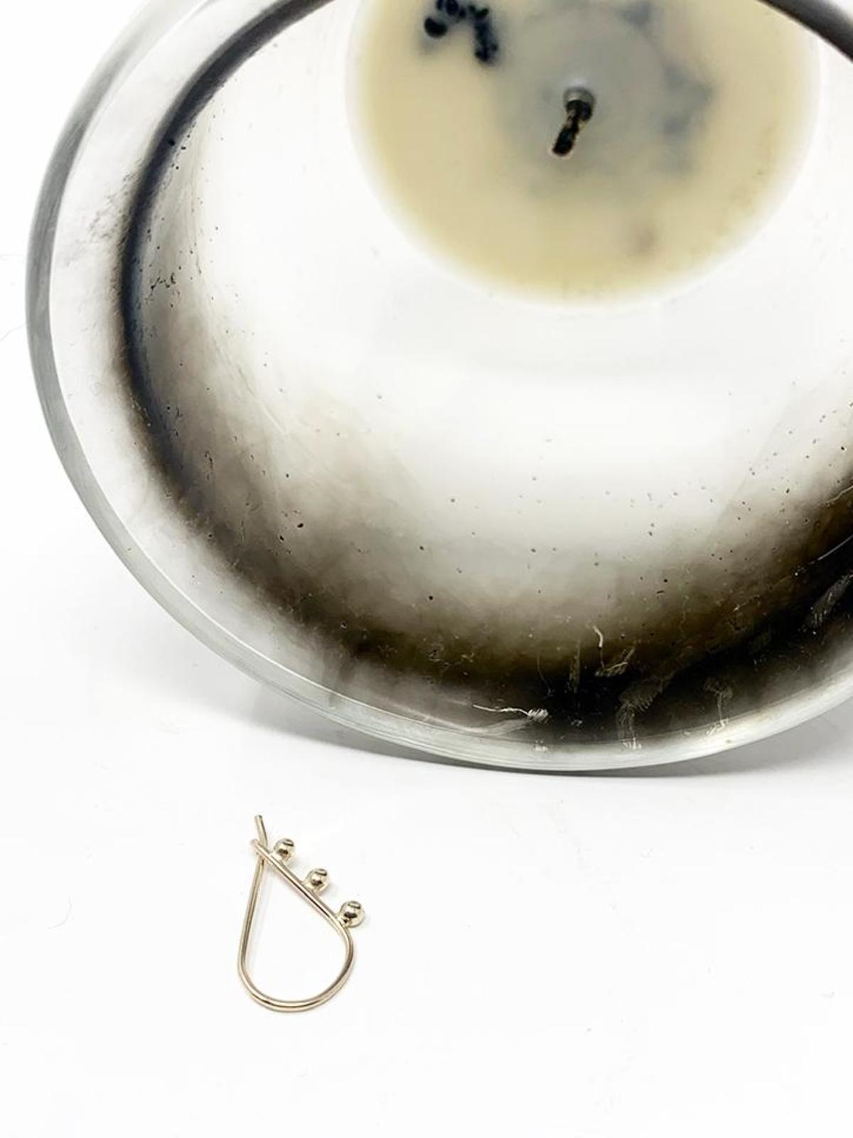 Quarry Triptych Bump Earring - 14k Gold - Image 1 of 5