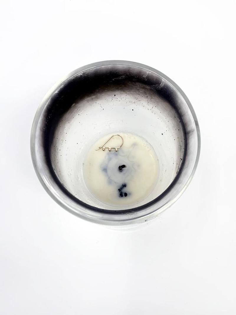 Quarry Triptych Bump Earring - 14k Gold