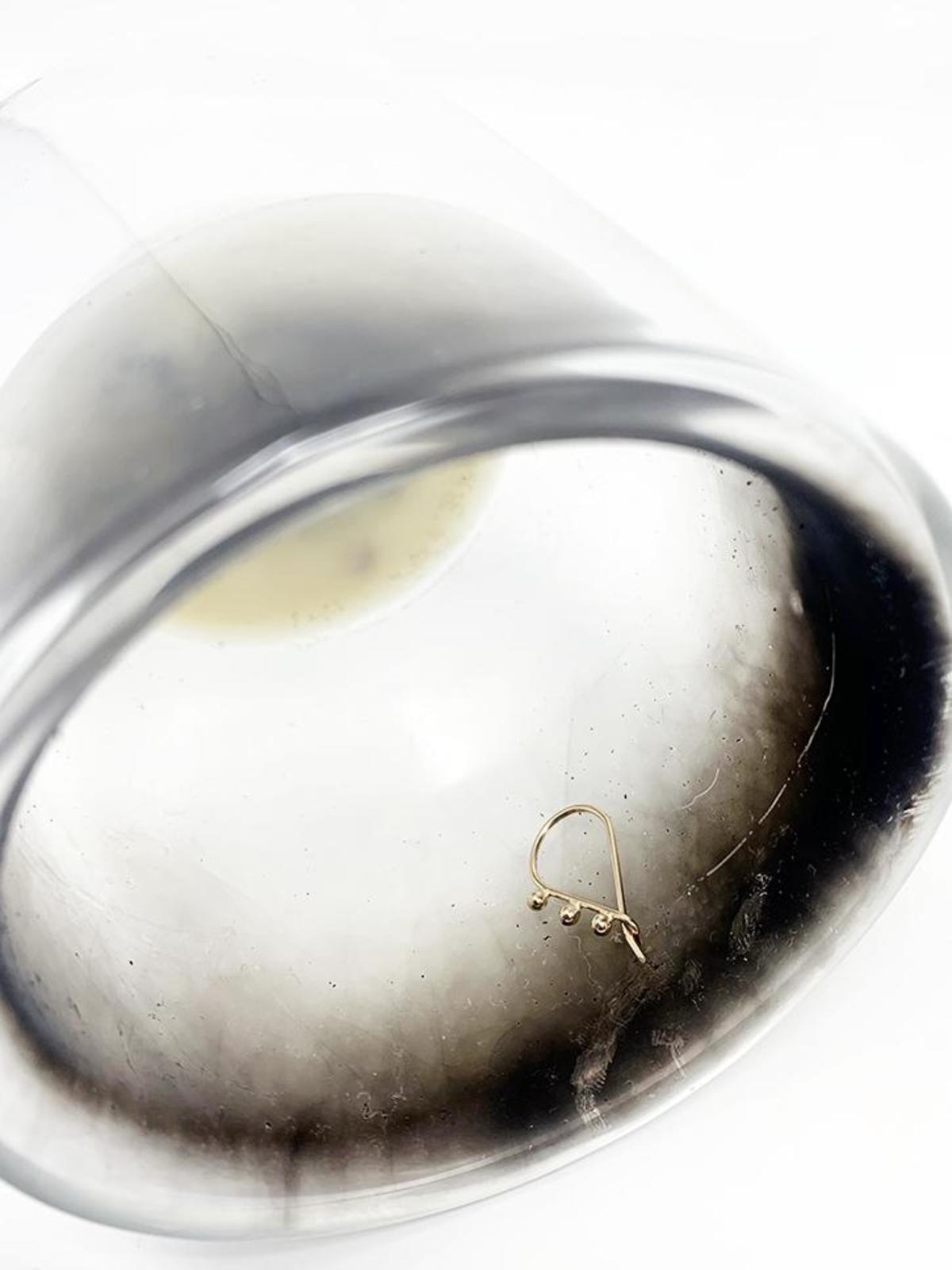 Quarry Triptych Bump Earring - 14k Gold - Image 5 of 5