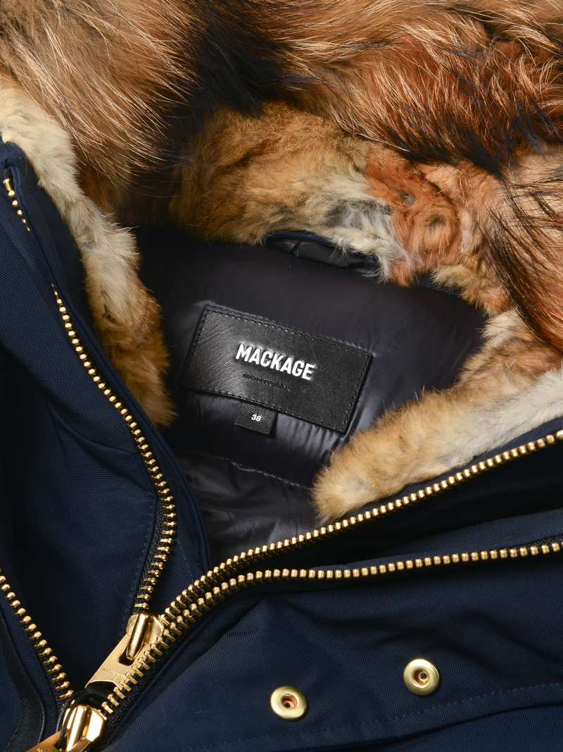 Mackage Dixon-f Jacket Navy Garmentory