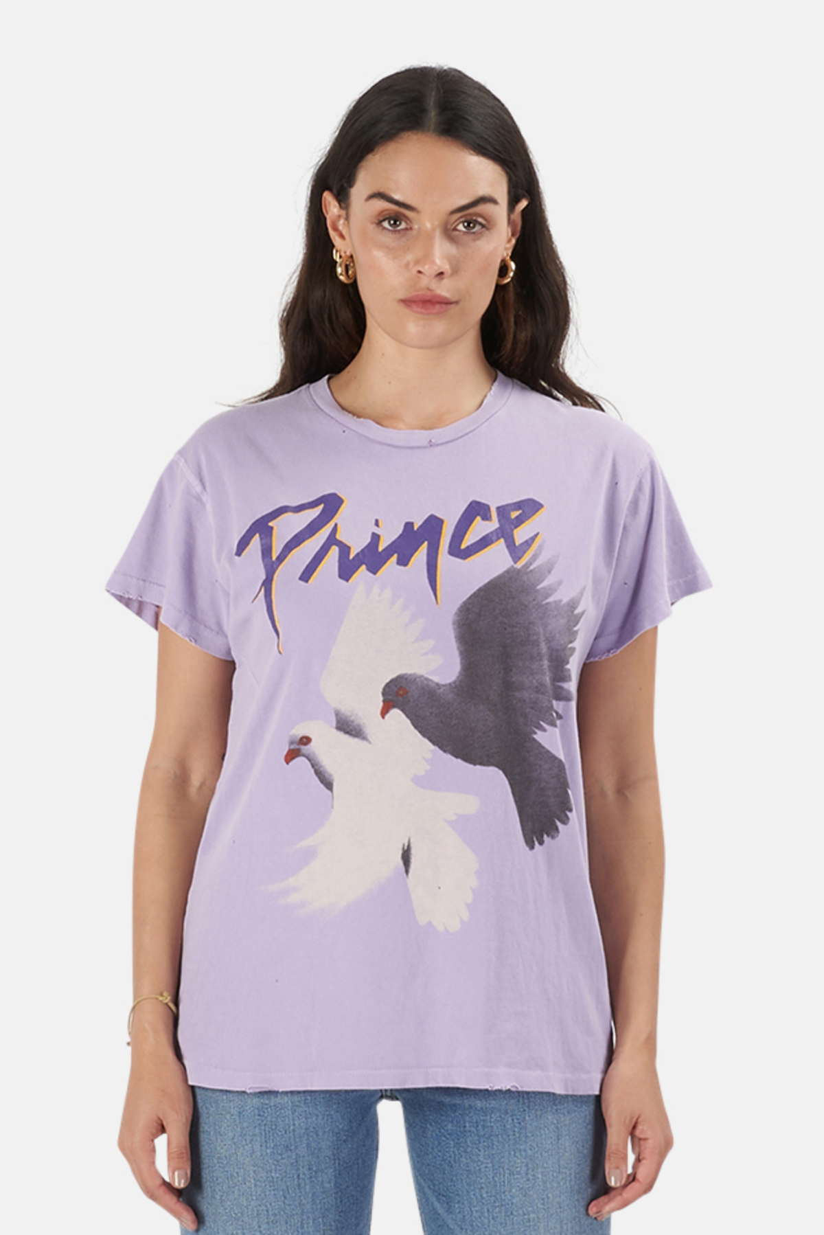 MadeWorn Rock Prince & The Revolution T-Shirt - Lilac - Image 2 of 5