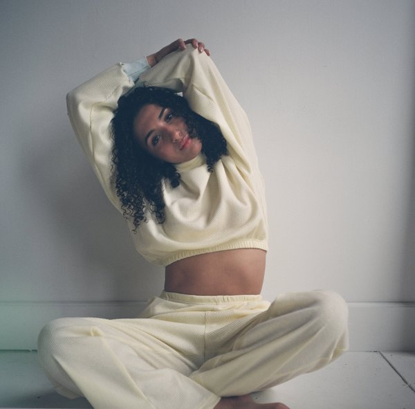 aleur Butter Waffle Sweater - Yellow