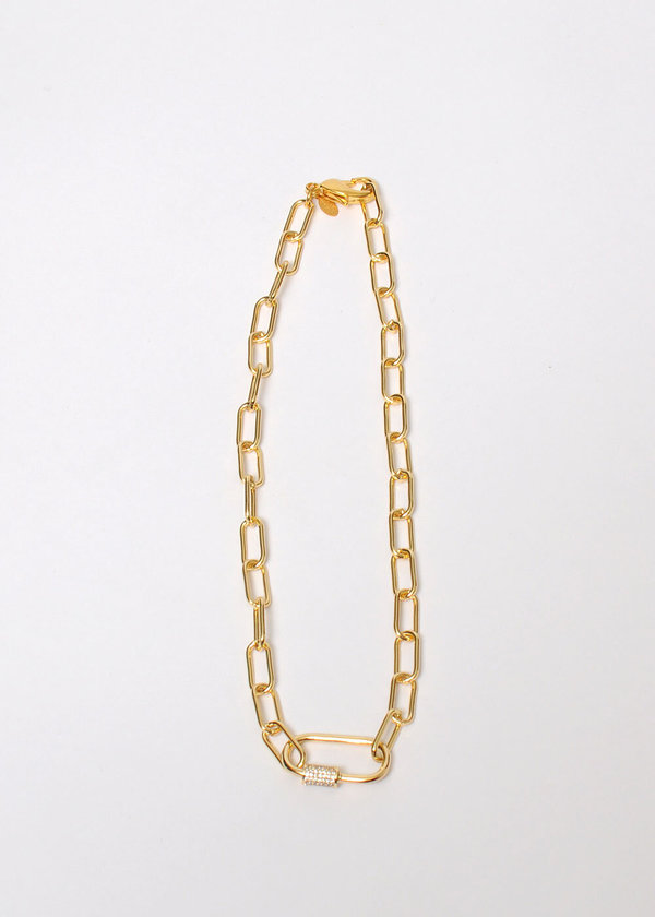 Marion Mckee Jewelry Chain Link Necklace - 24k Gold Marion Mckee Jewelry Chain Link Necklace - 24k Gold