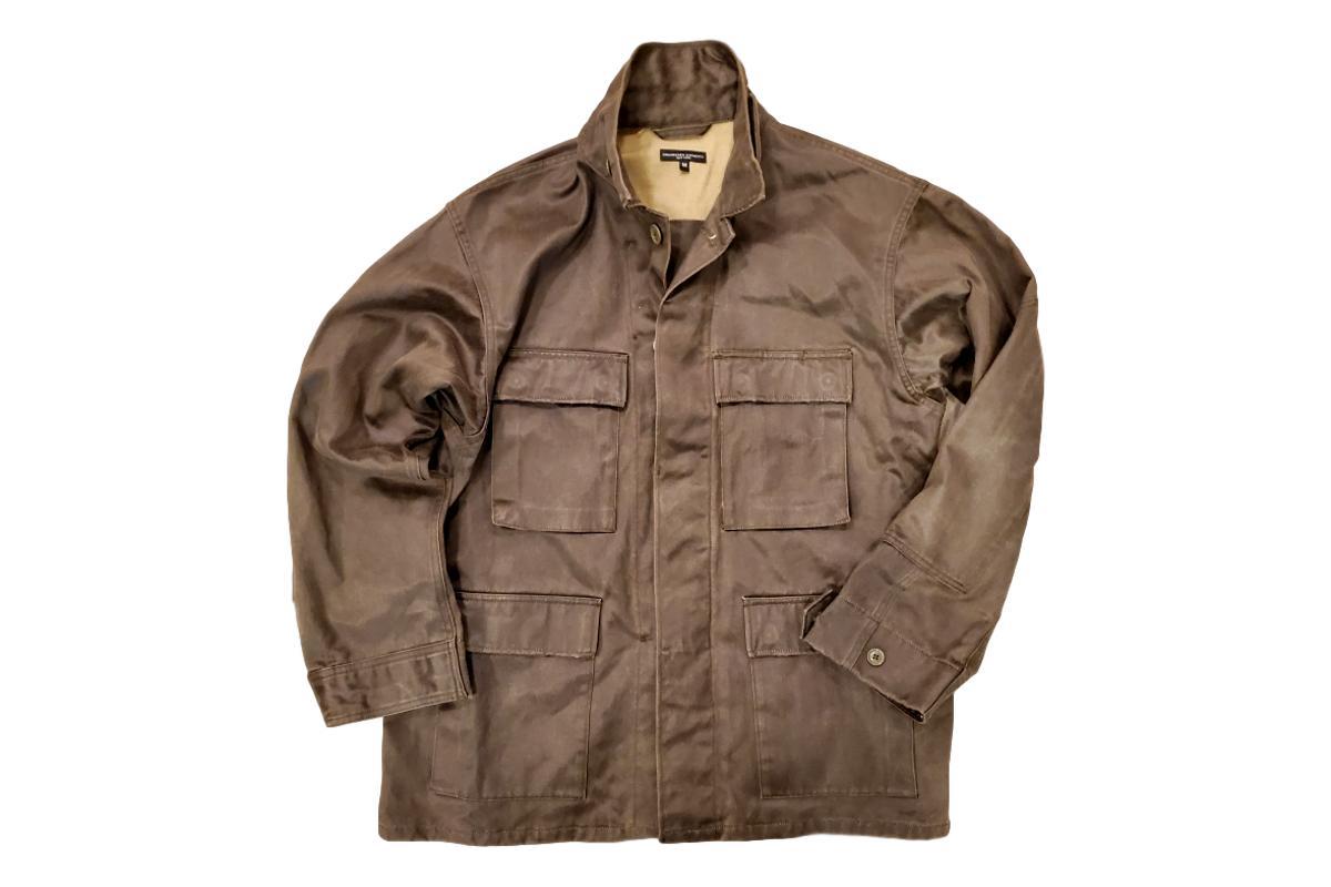 Engineered Garments Coated Twill BDU Jacket - Dark Olive | Garmentory