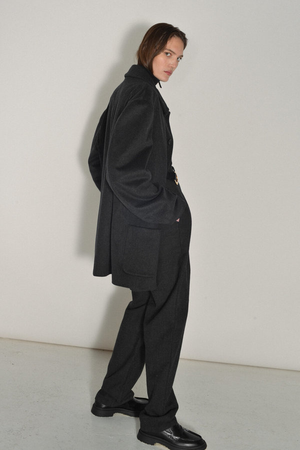 Vintage | Armani Collezioni Menswear Wool Coat | Garmentory
