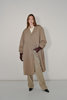 Vintage barneys new york Classic Menswear Trench - Taupe - Thumbnail 1