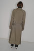 Vintage Armani Collezioni Trench - Olive - Thumbnail 3