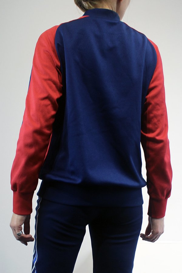 navy adidas tracksuit top