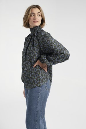 No.6 Thea Blouse - Black/Blue No.6 Thea Blouse - Black/Blue