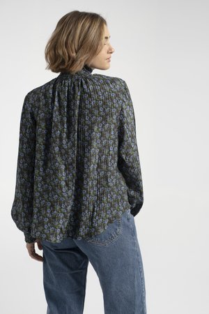 No.6 Thea Blouse - Black/Blue No.6 Thea Blouse - Black/Blue