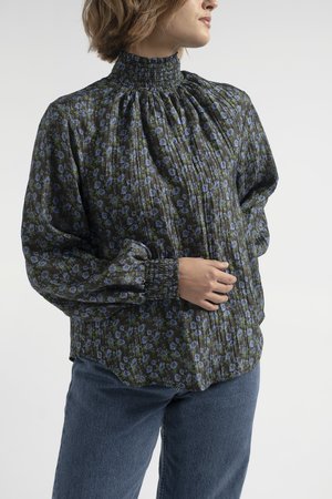 No.6 Thea Blouse - Black/Blue No.6 Thea Blouse - Black/Blue