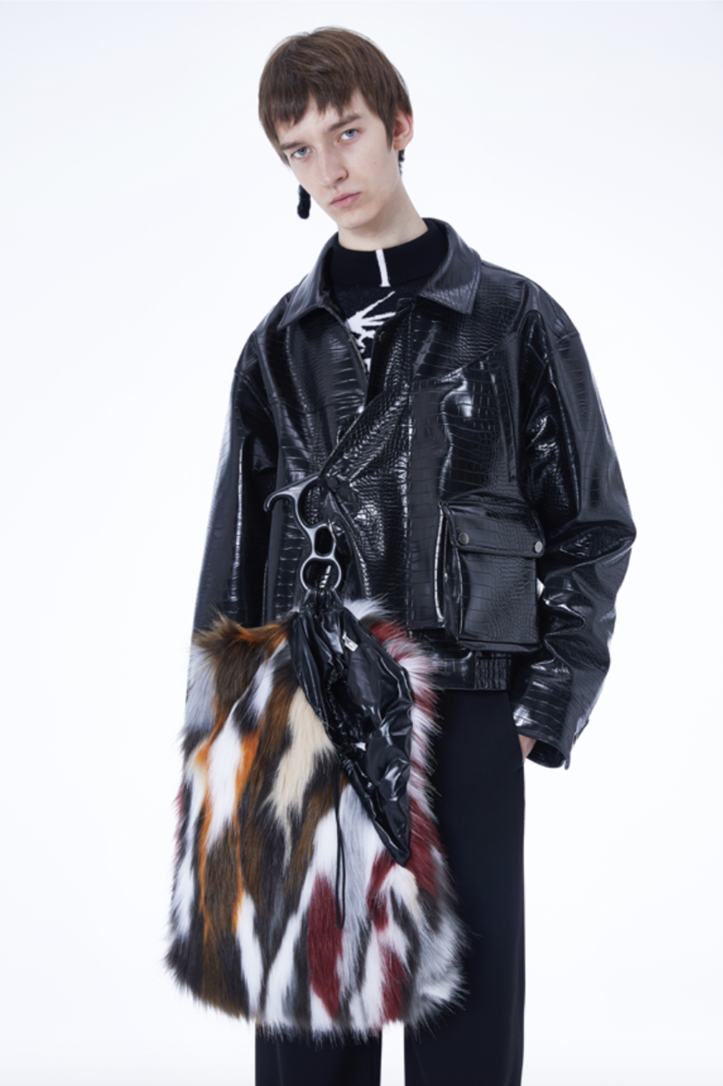 NUTEMPEROR PU LEATHER BAG (BLACK) 【公式通販】