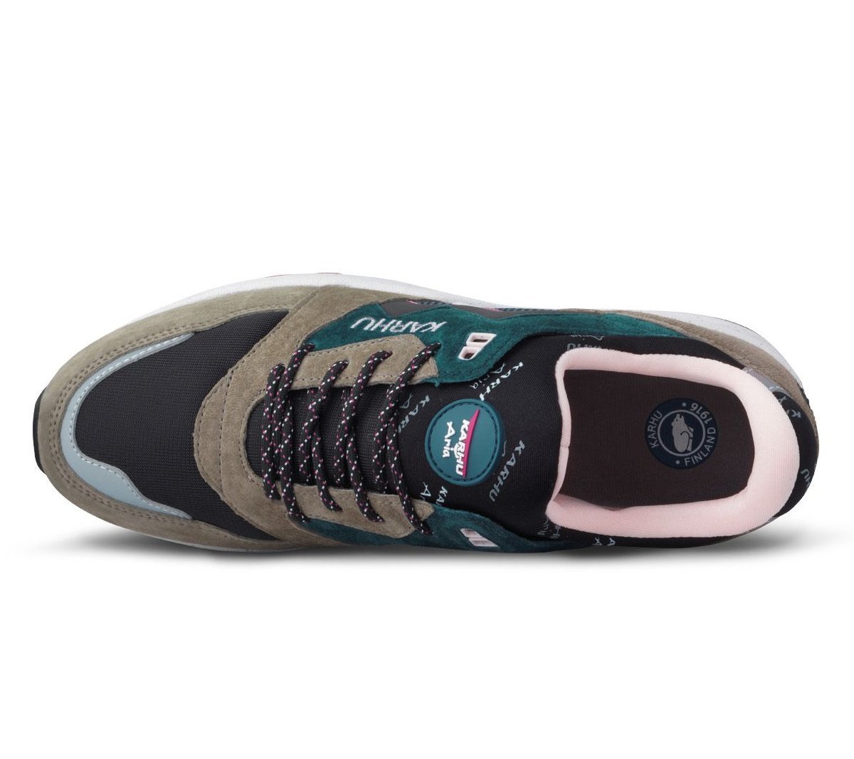karhu aria 95 vetiver jet black