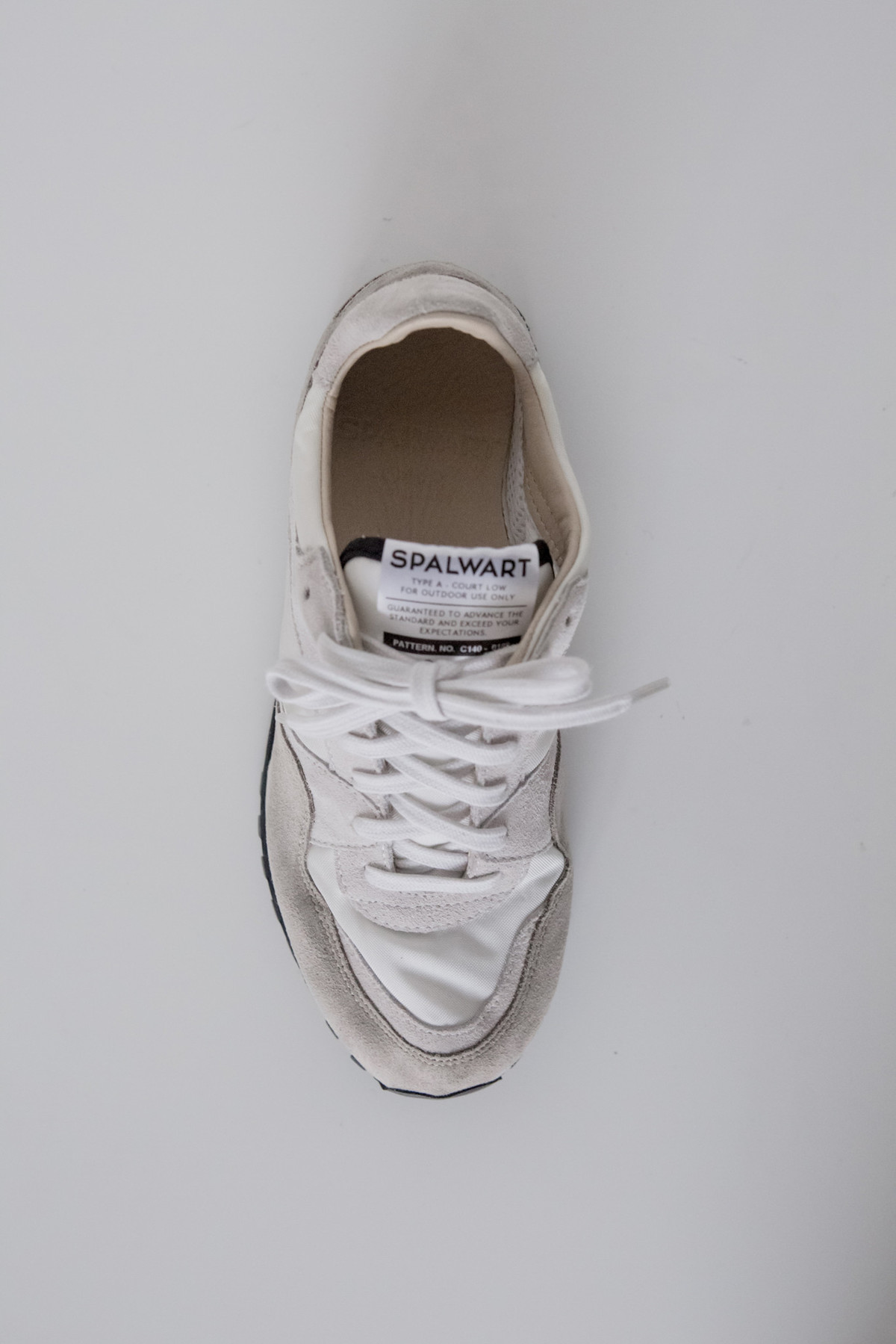 Spalwart Suede Marathon Low Trail Shoe - White - Image 3 of 3