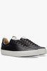 Spalwart Nappa Leather Court Low Sneaker - Black - Thumbnail 1