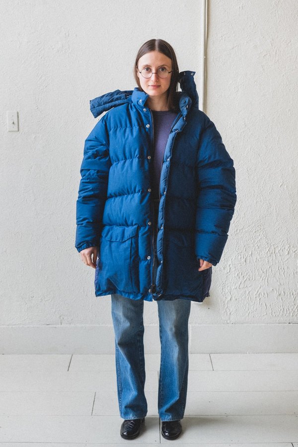 Vintage DOWN JACKET Blue Garmentory