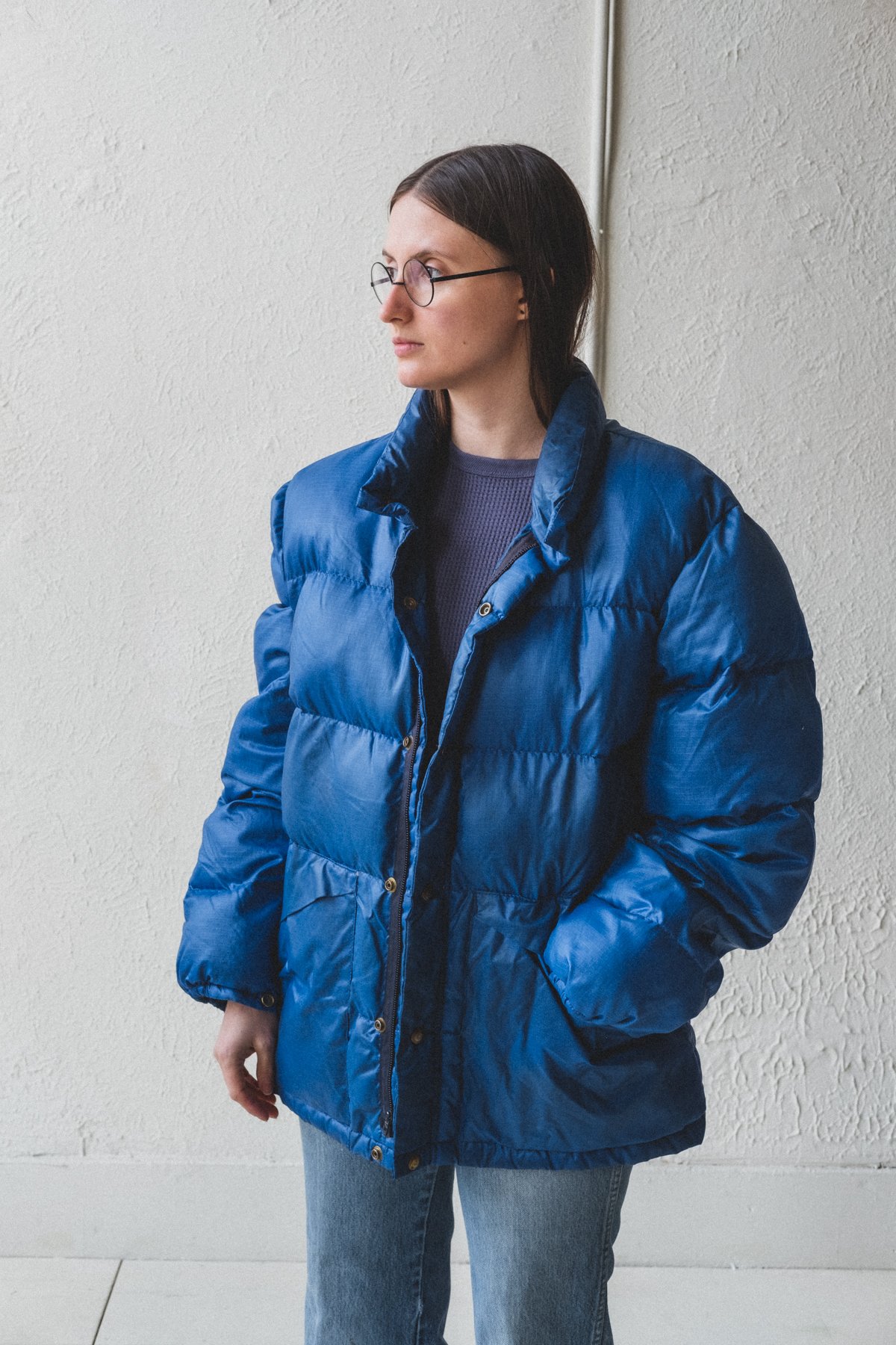 VINTAGE 26 DOWN JACKET Blue Garmentory