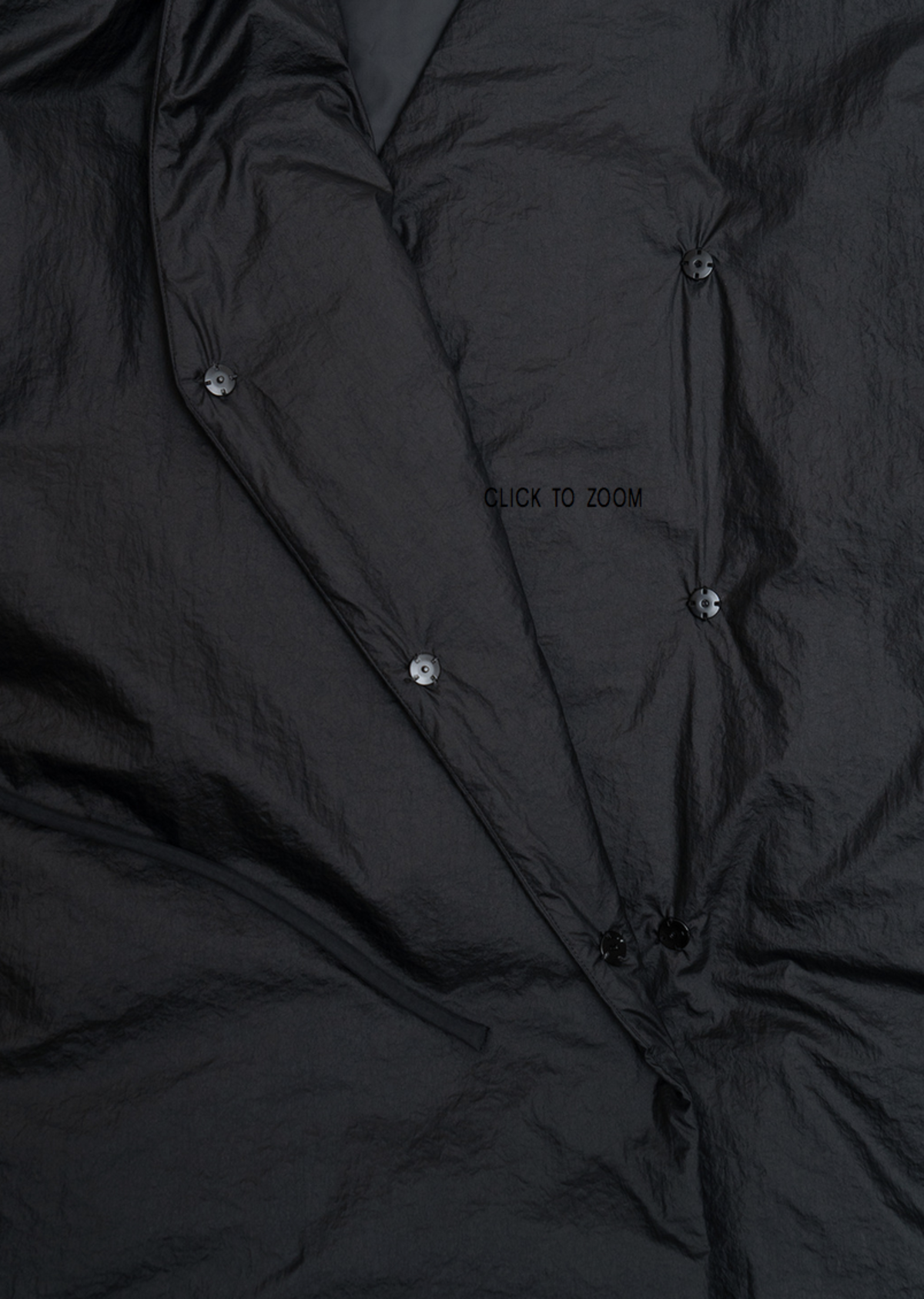 AMOMENTO Goose Down Muffler Puffer Jacket - Black | Garmentory