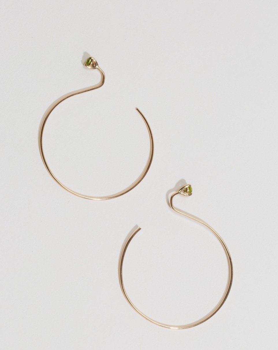 ARO HOOP THREADER EARRING Garmentory