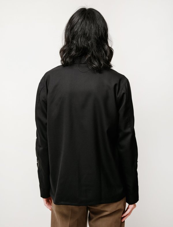 Our Legacy Box Leaf Embroidery Shirt - Black | Garmentory