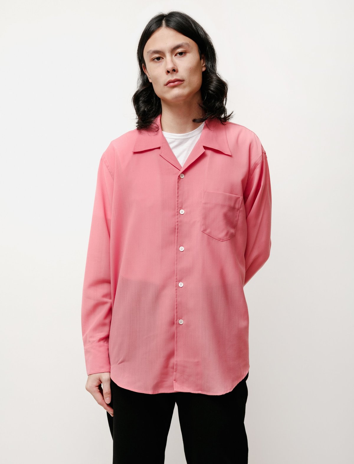 Our Legacy Loco Tech Wool Shirt - Pink | Garmentory