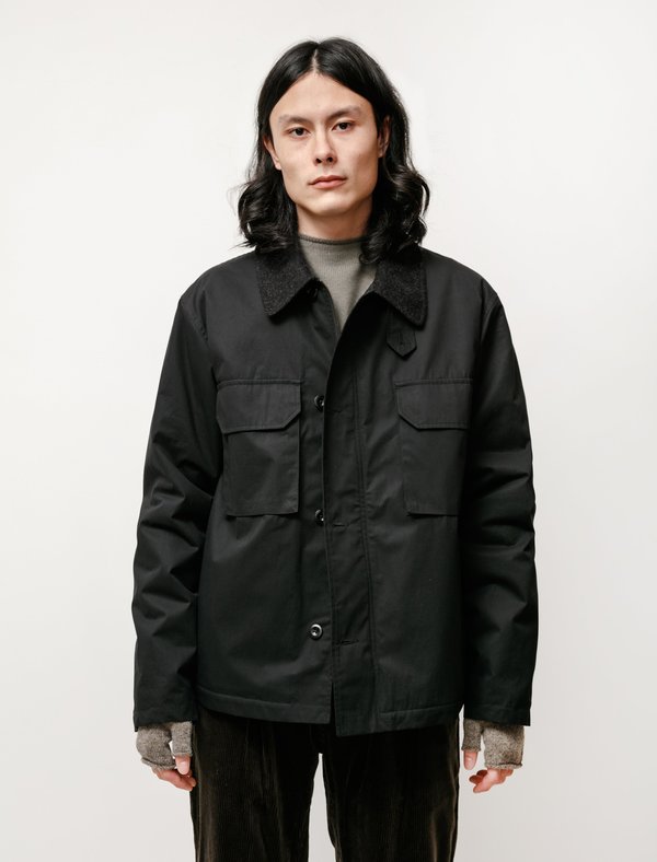 Margaret Howell MHL Deck Dry Cotton Jacket - Black | Garmentory Margaret Howell MHL Deck Dry Cotton Jacket - Black | Garmentory