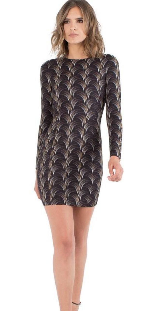 Black Halo Lively Mini Dress | Garmentory