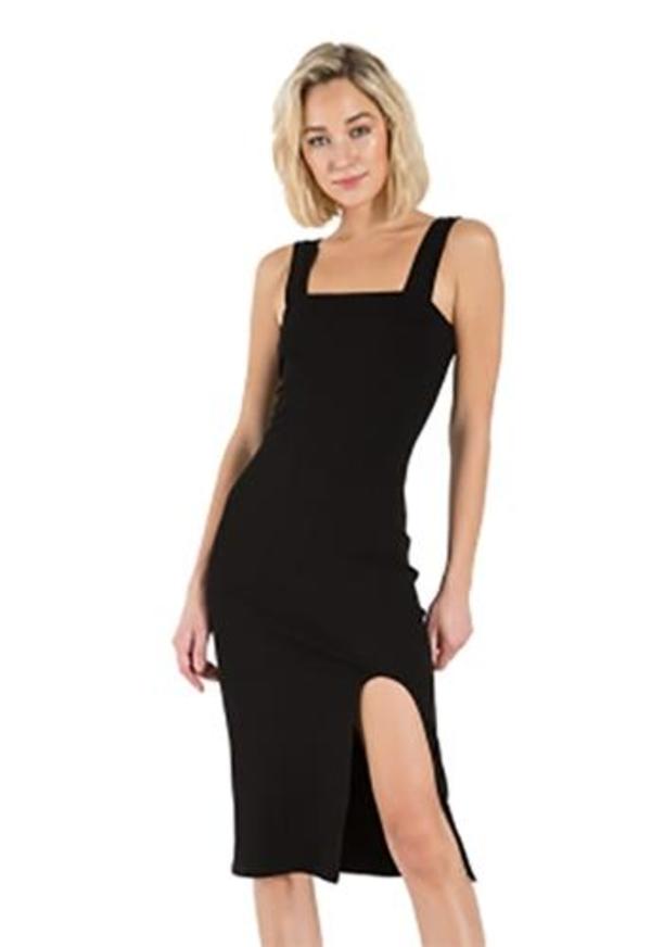 n: Philanthropy Key Sleeveless Midi Dress - Black Cat