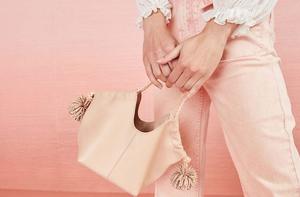 Ulla Johnson Lali Mini Tote with Pom Pom - Natural Ulla Johnson Lali Mini Tote with Pom Pom - Natural