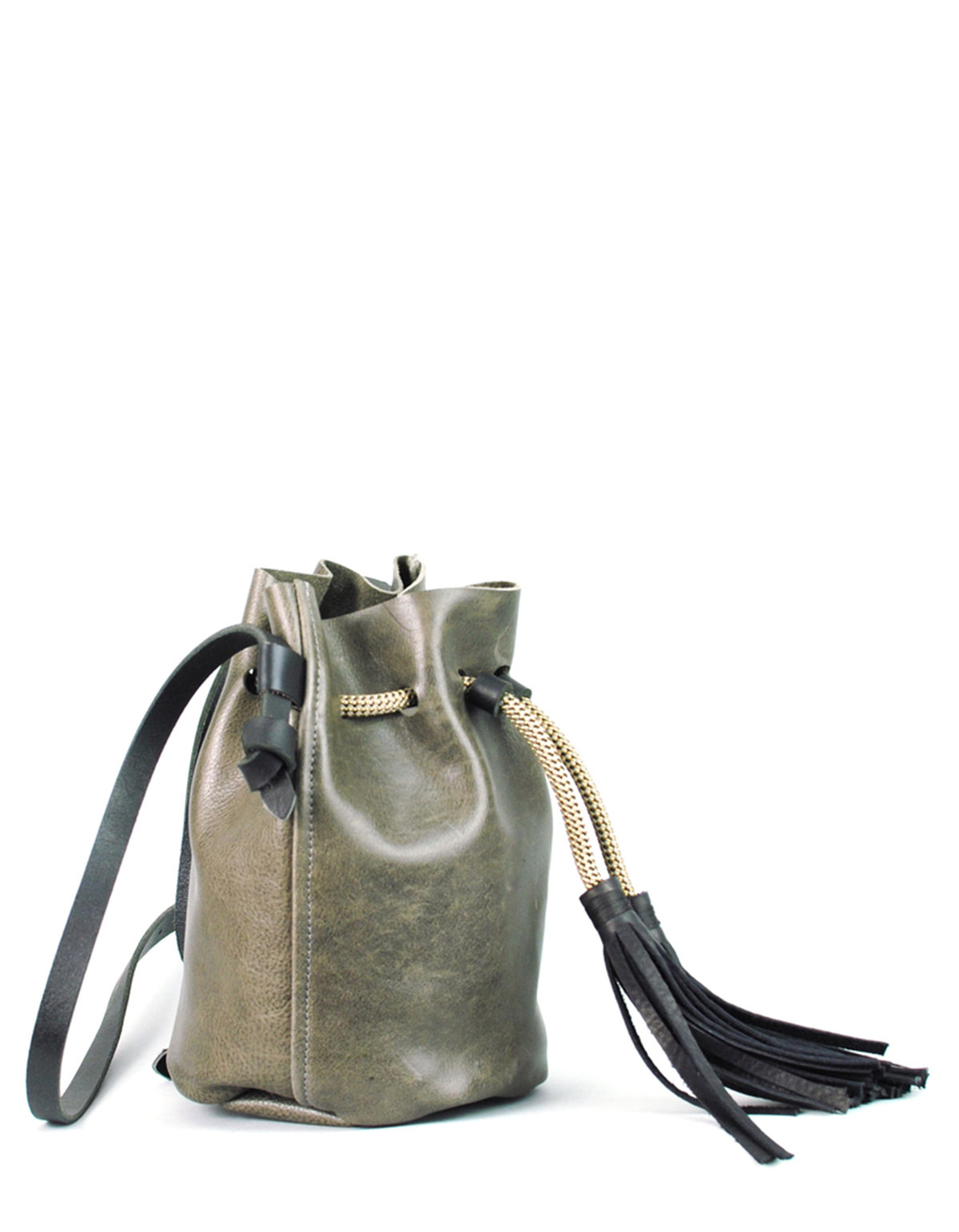 Eleven Thirty Christie Mini Bucket Bag Steel Garmentory