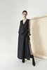 K M by L A N G E HIGH SLIT DRESS - BLACK - Thumbnail 2