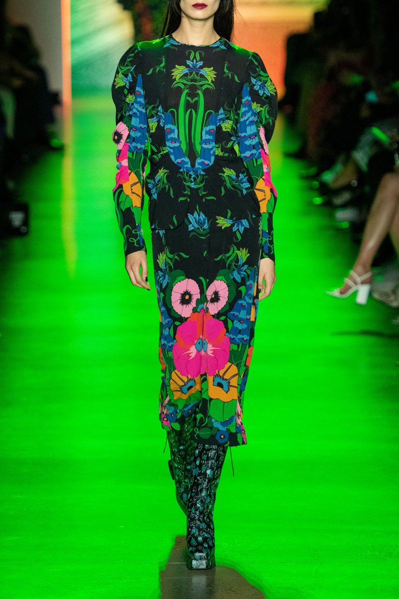 Anna Sui Phantasm Garden Dress - Black Multi | Garmentory