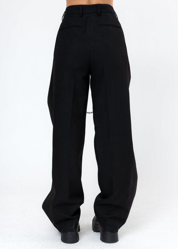 we11done Pearl Chain Baggy Trouser - Black | Garmentory