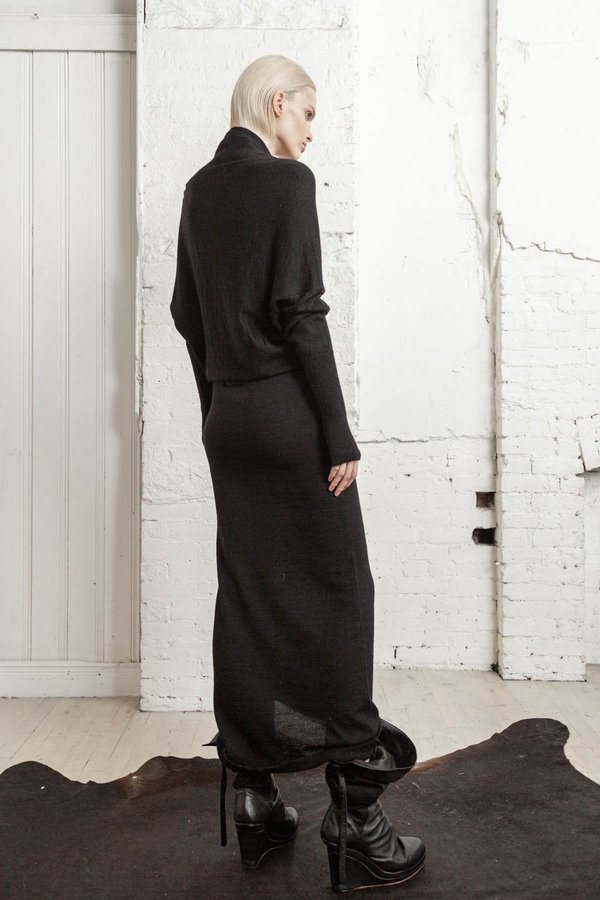 Reversible Sweater Dress in Black by Nicholas K | Garmentory