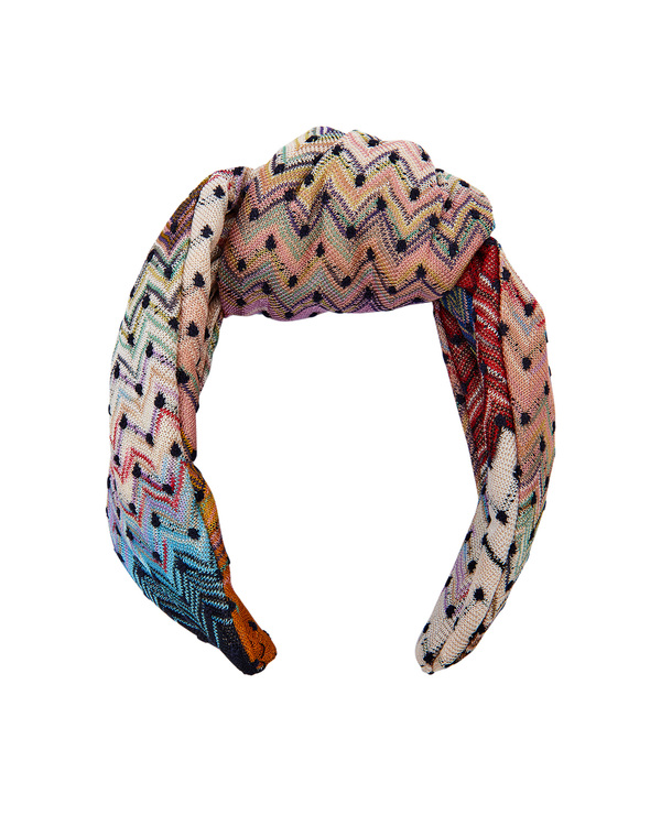 Missoni Knot Headband Missoni Headband in Chevron Multi | REVOLVE main image 3