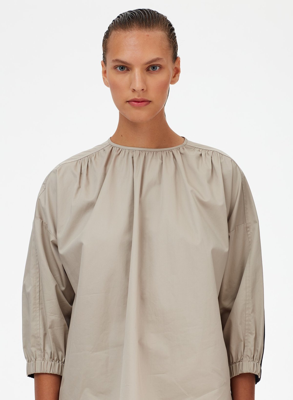 Silky Cotton Poplin Cape