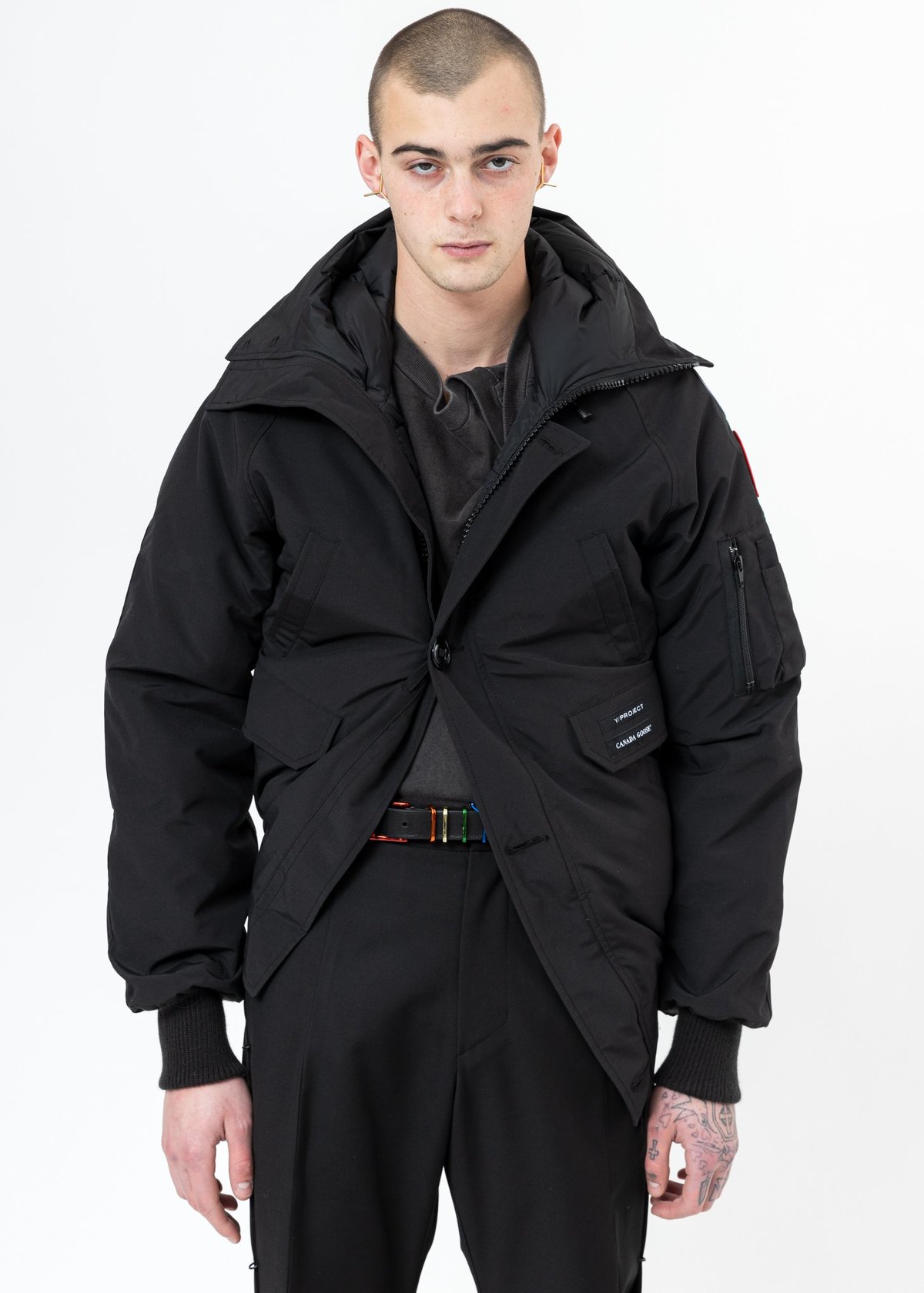 Y/project Canada Goose Edition Down Chilliwack Jacket - Black 