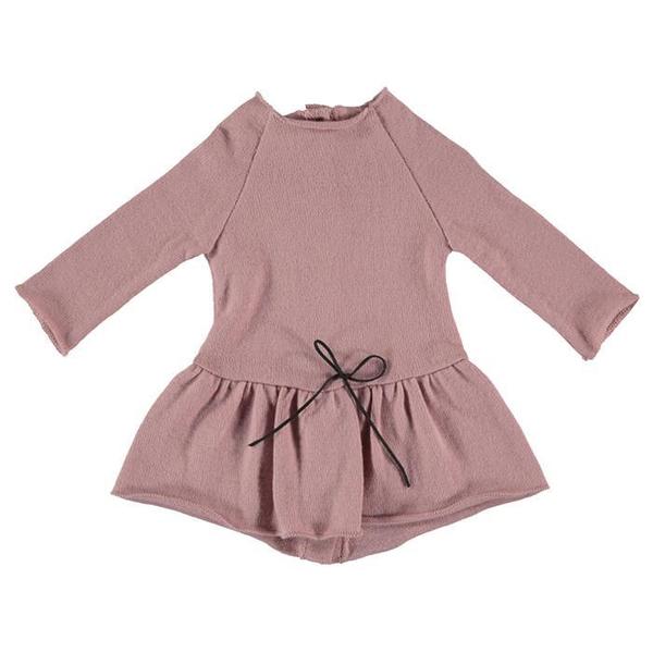 KIDS Pequeno Tocon Baby Rulo Dress - Pink KIDS Pequeno Tocon Baby Rulo Dress - Pink