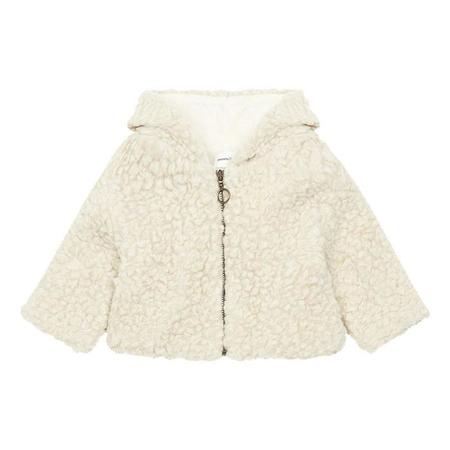 cream baby coat