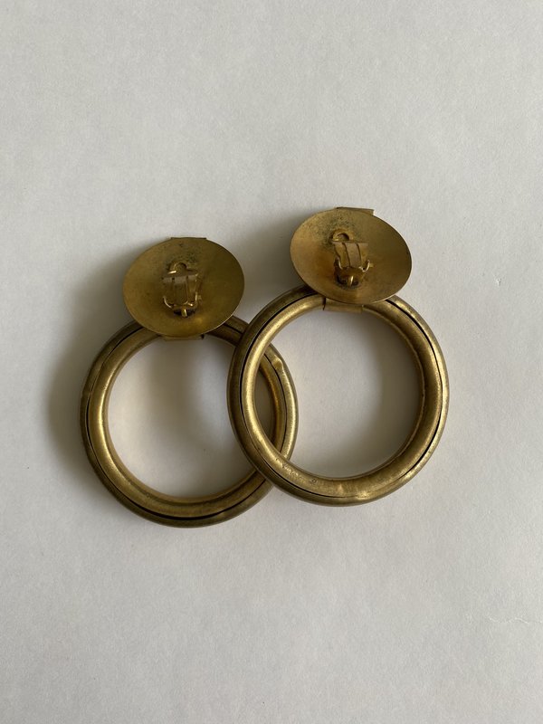 Vintage Large Hoop Earrings Vintage Large Hoop Earrings