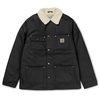 CARHARTT WIP FAIRMOUNT PARKA COAT - BLACK RIGID - Thumbnail 1