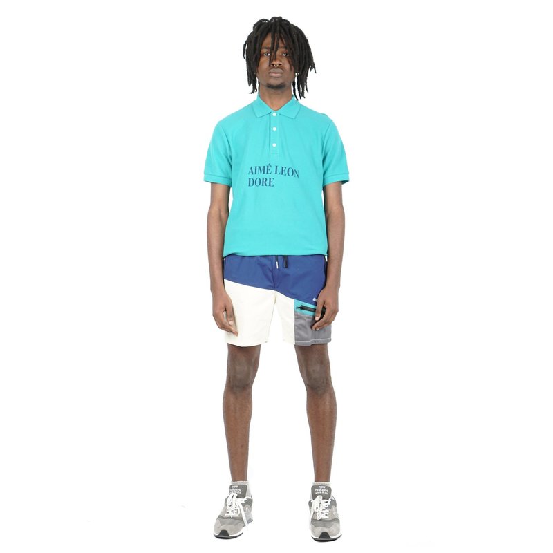 Aime Leon Dore Graphic Polo - Teal | Garmentory